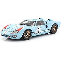 Amazon | 1966 Ford GT-40 MK 2 Blue 1 1/18 by Shelby